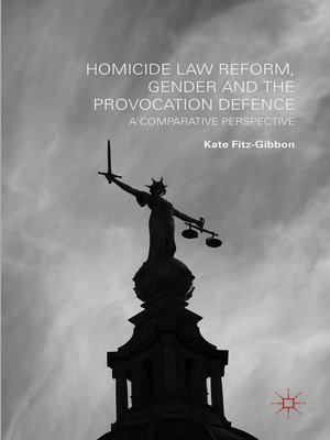 cover image of Homicide Law Reform, Gender and the Provocation Defence